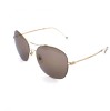 Ochelari de Soare Gucci GG 4253/S Dama, Auriu, Lentila Maro, Fluture, UV