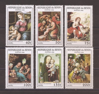 Benin 1996 - Craciun, MNH foto