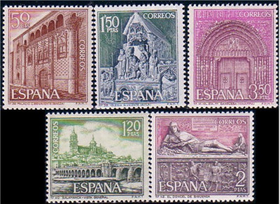 C873 - Spania 1968 - Turism 5v.neuzat,perfecta stare foto