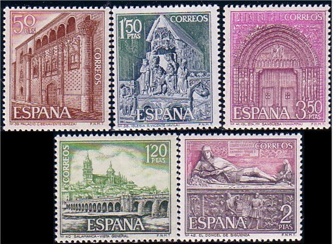 C873 - Spania 1968 - Turism 5v.neuzat,perfecta stare