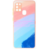 Toc TPU Watercolor Glass Samsung Galaxy A21s Multicolor