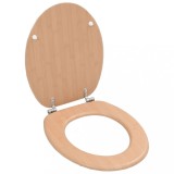 Capac WC, MDF, model bambus GartenMobel Dekor, vidaXL