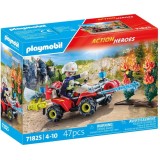 Playmobil Act!on Heroes - ATV de pompieri