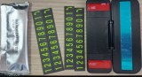 Numar parcare temporara cu suport telefon si betisor parfumat