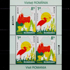 RO 2012 ,LP 1938a "Europa-Vizitati Romania" , bloc colita nr. 529 tip II ,MNH