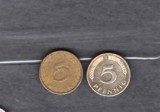 GERMANIA (BUNDESREPUBLIK) 1972/86 - LOT 2 MONEDE 5 PFENNIG (3)