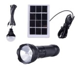 Lanterna LED 3W cu Bec LED si Panou Solar Reincarcabila