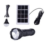 Lanterna LED 3W cu Bec LED si Panou Solar Reincarcabila