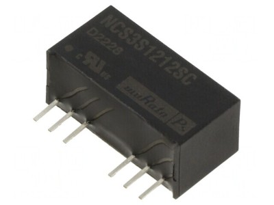 Convertor DC-DC 3W 9-36V la 12V 250mA SIP foto
