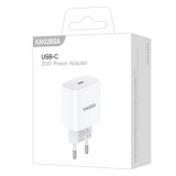 Incarcator Retea USB-C 20W Universal, Alimentare Rapida Telefon, Alb