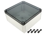Carcasă universală policarbonat IP66, 180x182x90 mm