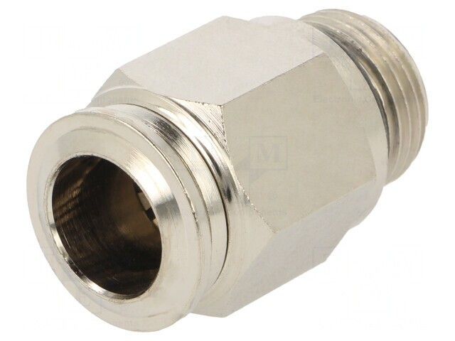 Racord Push-in Alamă Nichelată 3/8&quot; 20bar