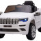 Masinuta electrica Premier Jeep Grand Cherokee, 12V, roti cauciuc EVA, scaun piele ecologica, alb