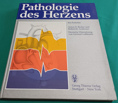 PATOLOGIA INIMII* PATHOLOGIE DES HERZENS / TEXT LIMBA GERMANĂ /1985 * 11 foto