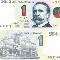 Argentina 1 Peso 1993 P-339b UNC