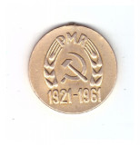 Medalia 40 ani de la Infiintarea Partidului Comunist din Romania1921- 1961,rupta