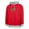Chicago Blackhawks hanorac de bărbați cu glugă 47 Patch Drop Shoulder Hood red - XXL