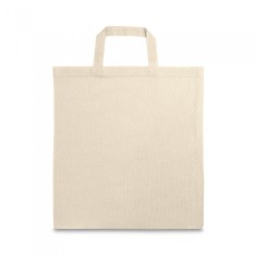 Sacosa din bumbac 100%, 37 x 41 cm, manere 30 cm, gri