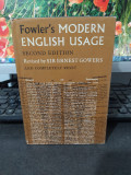 Fowler&#039;s Modern English Usage, revised by Sir Ernest Gowers, Oxford 1965, 118
