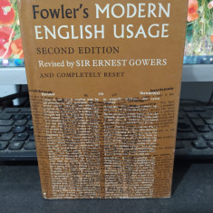 Fowler's Modern English Usage, revised by Sir Ernest Gowers, Oxford 1965, 118