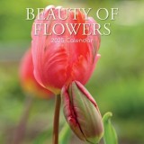 2025 Square Wall Calendar Flowers