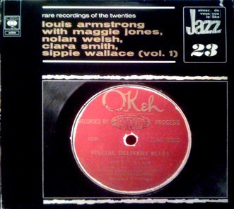 Vinil LP Louis Armstrong With Maggie Jones, Nolan Welsh &amp;lrm;&amp;ndash; (Vol. 1) (VG++) foto
