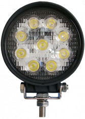 Proiector auto rotund cu leduri 27W 12/24V Spot Beam 30 Grade ProLux Led Off Road foto