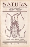 Natura. Revista pentru raspandirea stiintei, anul XXX, nr. 10, octombrie 1941
