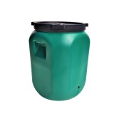Bidon patrat, cu capac, 41 x 41 x 56 cm, 60L