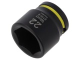 Cap tubular HEX 22mm 3/8 6-puncte IMPAKTOR