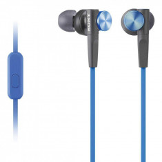 Casti Sony MDR-XB50APL Extra Bass Blue foto