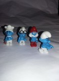 Jucarii vintage,Figurine strumfi-smurfs din desene Animate,stare foto, 38, Rosu