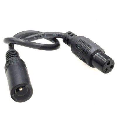Adaptor incarcator bicicleta electrica DC5521 - GX12 foto
