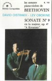 Ludwig Van Beethoven / David Oistrach - Lev Oborin - Les Sonates Piano-Violon De Beethoven, Caseta audio