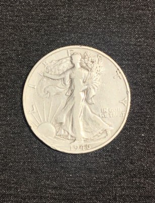 Moneda argint half dollar 1946S foto