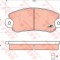 Set placute frana,frana disc FIAT STRADA II (138A) (1982 - 1988) TRW GDB297