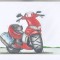 bnk div Scuter - afis / poster / print - KoolArt 1029