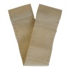 Husa Volan Piele Naturala Gri/Bej 36-39cm, Snur Inclus, Protectie Volan, Kit Montare