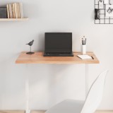 VidaXL Blat de masă maro deschis 80x40x2 cm, lemn masiv stejar tratat