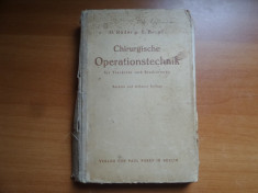 Chirurgische Operationstechnik &amp;amp;#8211; O. Roder, E. Berge foto