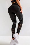 Cumpara ieftin Colanti Modelatori Push-Up Talie Inalta, Negri, Fitness cu Perforatii R673-1. S, S/M (74% Poliester)