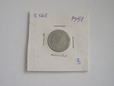 C10 141 - Moneda foarte veche - Romania - 2 lei 1951
