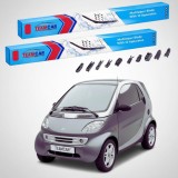 Cumpara ieftin Ștergătoare Smart Fortwo Coupe 450 2004-2007 | Set Față Flat Premium &ndash; TeamCar&reg;