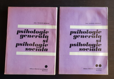 Psihologie generală și psihologie socială - Ana Tucicov-Bogdan (2 vol.) foto