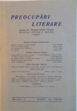 Revista PREOCUPĂRI LITERARE / NOIEMBRIE 1941