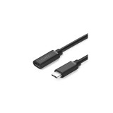 Ugreen Cablu prelungitor USB tip C 3.1 (femelă) la USB tip C 3.1 (mascul) 0,5 m - negru (40574)