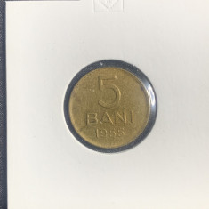 Moneda 5 bani 1955 RPR