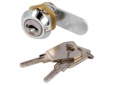&amp;Icirc;nchizătoare pentru mobilă aluminiu și zinc 15mm crom foto