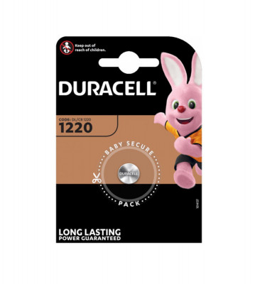 Duracell CR1220 3V 36mAh baterie cu litiu-Conținutul pachetului 1x Blister foto