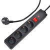 Prelungitor Avec, 4 Prize, Protecție Supratensiune 3500W, Siguranță pentru Copii, Cablu 1.5m